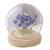 Altsuceser DIY Tulip Night Light, Battery Powered Mini Tulip Tulip Flower Table Lamp, Handmade Simulation Flower Bedside Sleep Light with Stable Base, Need to Assemble Yourself Purple A