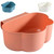 Didiseaon 3pcs Trash Can Plastic Containers Bins Trashcan Small Kitchen Trash Container Over The Cabinet Basket Small Trash Organizer Kitchen Garbage Container Wastebasket Hanging Pp