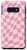 Galaxy S10e Swirl Checkered Pink Vintage Checkerboard Case