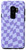 Galaxy S9+ Swirl Checkered Purple Vintage Checkerboard Case