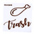 TIDTALEO Trash can Stickers Organize Trash can Decals Outdoor Trash bin Decals Recycle Sign Decals Trash Recycle Decal Outdoor Trash can Recycle Trash Bin Sticker PVC Garbage can Container