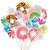 22 Pcs Big Donut Lollipop Balloon Kit Donut Mylar Balloons for Donut Theme Birthday Party Decorations