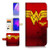 (for Samsung Note 9, Galaxy Note 9) Flip Wallet Case Cover & Screen Protector Bundle - A31205 Wonder Woman