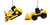 Wooden Androyd Studio Heavy Equipment Ceiling Fan Pull Chain Set Bulldozer & Bucket Loader (Dozer Loader)