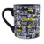 Silver Buffalo BK1034 DC Comics Batman Comic Strip Ceramic Mug, 20-Ounces