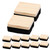 Parliky 12pcs Mini Blackboard Eraser Dustless Chalkboard Eraser Small Blackboard Eraser Dry Eraser Chalk Duster Chalkboard Eraser for Kids Kid Erasers Bulk Child Wooden Small Plate