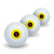 GRAPHICS & MORE The Flash Reverse Flash Logo Novelty Golf Balls 3 Pack