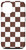 iPhone 14 Pro Brown Checkered, Checkerboard Pattern, Retro Aesthetic, 70s Case
