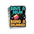 3 Pcs/Pack - Save A Drum Band A Drummer Sticker Funny Drummer Stickers Drummer Quotes Drum Musical Instrument Drum Lover Drummer Gifts Decorations for Laptop Bottles Car Window Stickers 3"x4"