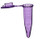 MUHWA 500 PCS Polypropylene Graduated Microcentrifuge Tubes with Snap Cap, 1.5ML Micro Test Tubes Conical Microtube Sample Vial for Laboratory (Purple)