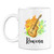 Personalized Ukulele Musician Instruments White Coffee Mug 11 Oz 15 Oz, Ukulele Lover Ceramic Cup Gifts, Custom Name Ukulele Player Travel Mugs, Ukulele Coffee Cup Gift for Ukulele Player Men Women