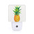 Pineapple Led Night Light Lamp with Auto Dusk to Dawn Sensor,Night Lights Plug Into Wall Decorative Nightlight Plug in Night Light Energy Efficient Night Lamp,Night Lights for Adults