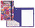 Vera Bradley Mini Clipboard Folio with Refillable Lined Notepad, Padfolio with Interior Pocket and Pen Loop, Fall For Peanuts