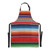 Bib Apron Mexican Serape Blanket Stripes - Kitchen Cooking Aprons for Chef Baking, Adjustable Neck Strap Aprons for Men Women BBQ with 2 Pockets