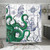 DESIHOM Green Nautical Octopus Shower Curtain Set, Funny Ocean Kraken Shower Curtains for Bathroom, Beach Coastal Pirate Map Decor Polyester Fabric-62" x 72"
