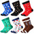 HooLing 6 Pairs Boy's Football Soccer Volleyball Socks Novelty Sports Socks Casual Crew Funny Gifts for Girls Kids (Football)