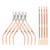 XINMEIWEN 8Pieces Cuticle Trimmer Cuticle Nipper Cuticle Remover Cuticle Cutter with Cuticle Pusher Stainless Steel Cuticle Cutter Clipper Nail Tools for Fingernails and Toenails (Rose Gold)
