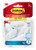 Command Bath Hook Value Pack, Medium, Clear Frosted, 6-Hooks, 6-Medium Water Resistant Strips (BATH18-6ES)