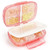 FYY Travel Pill Organizer, 8 Compartments Portable Daily Pill Case Pill Box for Purse Pocket to Hold Vitamins,Cod Liver Oil,Supplements and Medication-Pink
