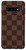 Galaxy S10 Brown Classic Checkered, Checkerboard Pattern Trendy Case