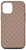 iPhone 13 Pro Chic Brown Checkered Checkerboard Pattern Trendy Case