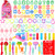Oun Nana Playdough Accessories, Christmas Play Dough Tools Kit for Kids, Playdough Toys with Cutters Molds Numbers Letters Stamps Extruders Scissors Rollers Rolling Pins Dough Mats and Storage Bag