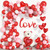 141Pcs Valentines Day Balloons Garland Arch Kit, Pink Red White Confetti Balloons Heart Balloons for Women Girls Valentine's Mother's Day Wedding Bachelorette Engagement Anniversary Party Decorations 141Pcs Valentines Day Balloons Garland Arch Kit, Pink Red White Confetti Balloons Heart Balloons for Women Girls Valentine's Mother's Day Wedding Bachelorette Engagement Anniversary Party Decorations