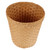 STOBOK Trash Can Wicker Basket Garbage Can Hamper Woven Trash Bucket Small Basket for Bathroom Tall Narrow Basket Woven Basket Storage Basket Trash Bin Woven Paper Straw Fashion Office