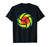 Colorful Volleyball Tie Dye Women Teen Girl Player Coach T-Shirt