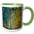 3dRose 80628_7 Picture Of Monet's Painting Weeping Willow, Green Mug 11 oz