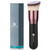 KINGMAS Angled Top Foundation Brush, Premium Kabuki Makeup Brush for Liquid, Blending, Cream, Powder,Blush Buffing Stippling Face Makeup Tools Black