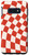 Galaxy S10e Red And White Checkered Wavy Checkerboard Pattern Phone Case