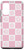 Galaxy S20 Soft Pink Checkered Cute Floral Checkerboard Case
