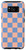 Galaxy S8 Blue Checkered, Checkerboard Aesthetic Danish Pastel Pattern Case