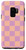 Galaxy S9 Aesthetic Pastel Purple Checkered, Danish Checkerboard Case