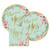 She Said Yes Bridal Shower Wedding Paper Dessert Plates and Paper Napkins, 16 Servings, Bundle- 3 Items