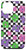 iPhone 12 Pro Max Floral Checkerboard Pattern / Pink Green Purple Flowers Case