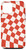 iPhone 14 Pro Red And White Checkered Wavy Checkerboard Pattern Phone Case