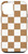 iPhone 15 Checkered Checkerboard Indie Aesthetic Brown Coffee Beige Case