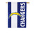 Team Sports America Los Angeles Chargers Embellish Reg Flag, Multicolor