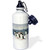 3dRose Gentoo Penguin - Sports Water Bottle, 21 oz, White