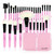 32pcs Makeup Brushes, Makeup Brush Set, Premium Synthetic Brushes, Silver Foundation Powder Blush Eyeshadow Brushes Blending, Blush Concealers Eye Shadows Cosmetic Brushes Kit with Nylon Bag