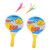 1 Pair Beach Ball Racket Racquets for Beach Ball Beach Ball Paddle Badminton Racquet Badminton Paddle Racket Bamboo Slabs