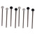 Vaguelly 4 Pairs Ethereal Drum Sticks Drum Beater Foams Drumstick Marching Tenor Sticks Snare Drums Sticks Musical Drumstick Air Fittings Stage Drumsticks Rubber Classic Xylophone Student