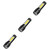 Uonlytech 3 Pcs Super Bright Flashlight Rechargeable Flashlight USB Flashlight Rechargeable Flashlight for Hiking Flashlight for Camping Handheld Flashlight Small Flashlight Outdoor