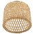 Uonlytech Bamboo Lampshade Decorative Light Bulbs Hanging Light Fixtures Rattan Pendant Lights Wall Light Cover Wall Sconce Shade Wicker Chandelier Shades Decorative Lamp Shade Lamp Cover