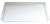 Creative Converting 11.5-Inch Square Plastic Serving Tray, Clear