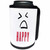 3dRose Cute Emoji with a Text of Happy - Can Cooler Bottle Wrap (cc-364890-1)