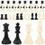ibasenice 1 Set Chess Pieces Chess for Board Game Classic Chess Brain Teasers Game Board Game Chessmen Chess Characters Chess Board Pawns Chess Block Lattice China Plastic Parent-Child