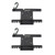 PSKOOK Spool Tool Paracord Organizer Parachute Cord Winder Multifunctional Paracord Device (2xBlack)